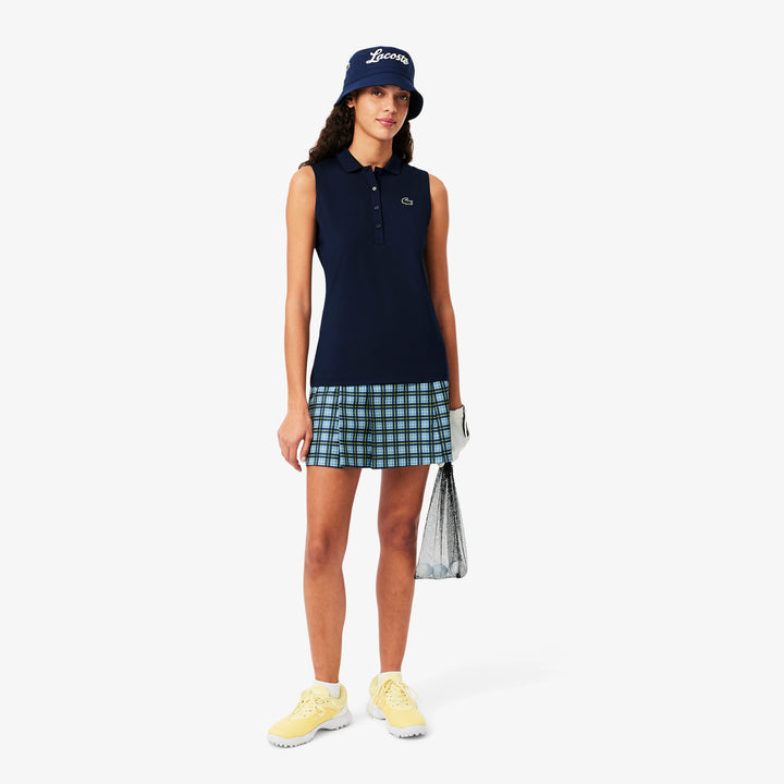 Lacoste Women's Slim Fit UV Protect Stretch Golf Polo