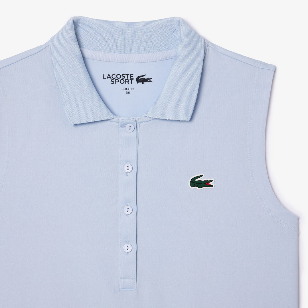Lacoste Women's Slim Fit UV Protect Stretch Golf Polo