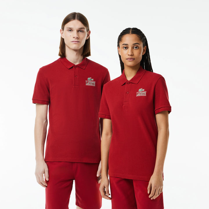Lacoste Unisex Regular Fit Stretch Mini Piqué Polo