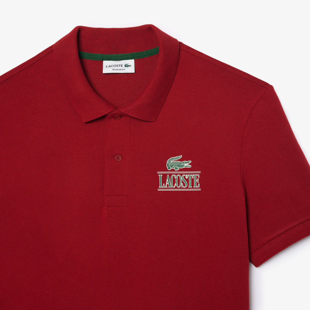 Lacoste Unisex Regular Fit Stretch Mini Piqué Polo