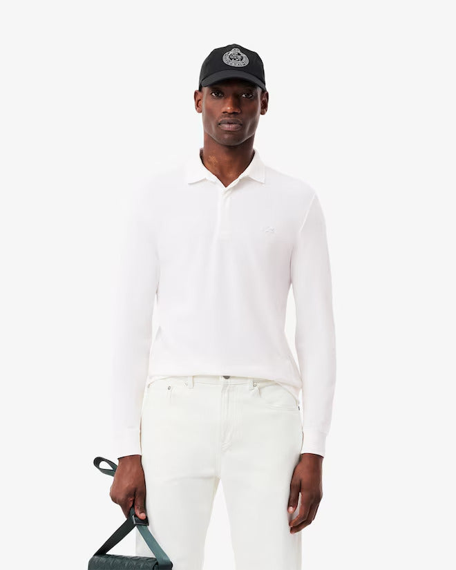 Lacoste Men's Regular Fit Paris Stretch Piqué Polo
