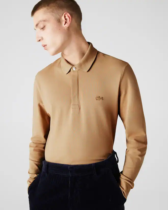 Lacoste Men's Regular Fit Paris Stretch Piqué Polo
