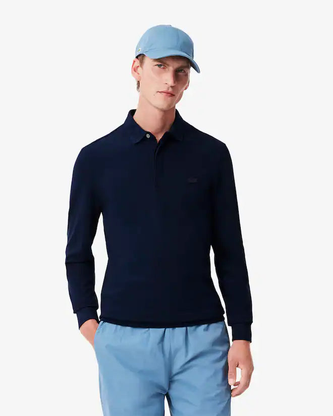 Lacoste Men's Regular Fit Paris Stretch Piqué Polo