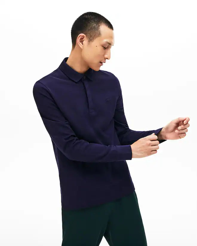 Lacoste Men's Regular Fit Paris Stretch Piqué Polo
