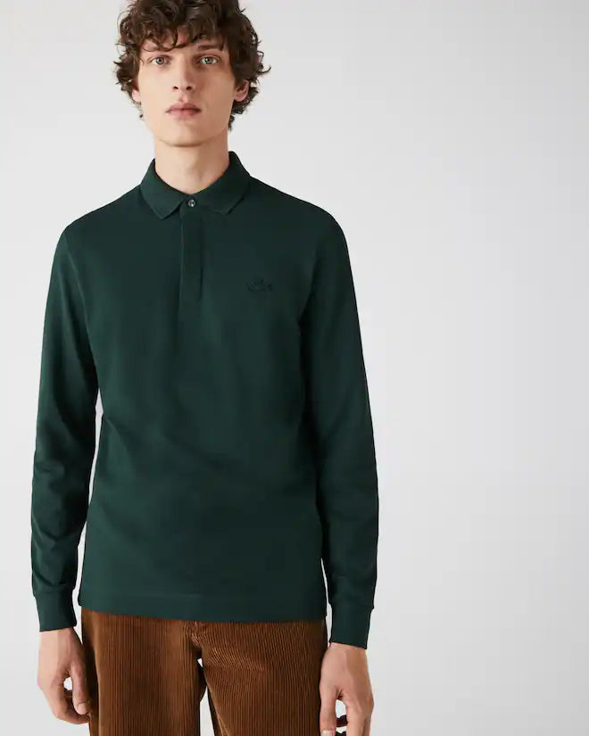 Lacoste Men's Regular Fit Paris Stretch Piqué Polo