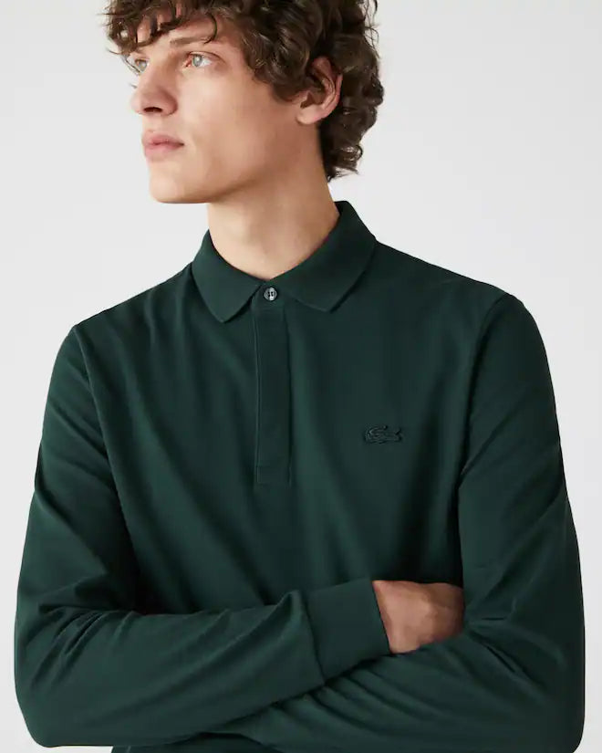 Lacoste Men's Regular Fit Paris Stretch Piqué Polo