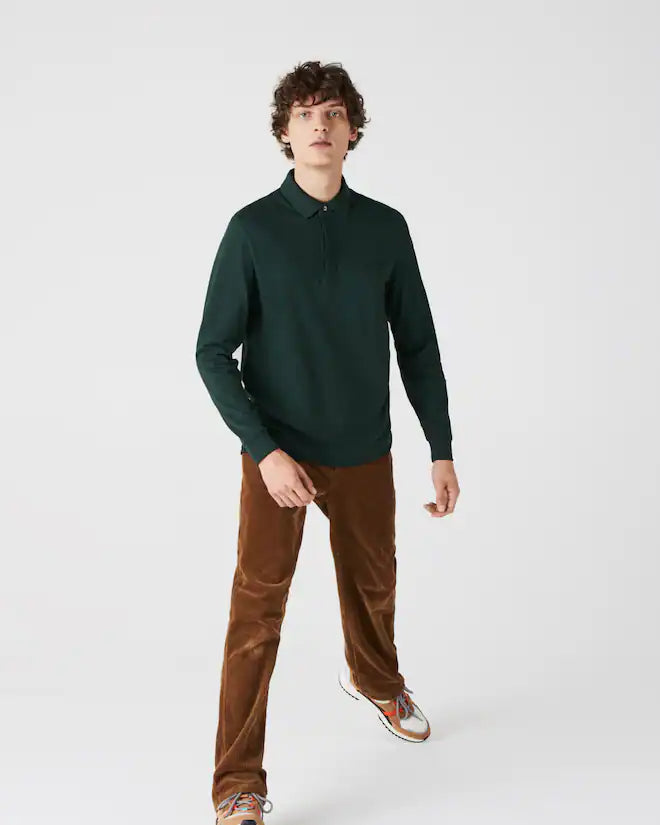 Lacoste Men's Regular Fit Paris Stretch Piqué Polo
