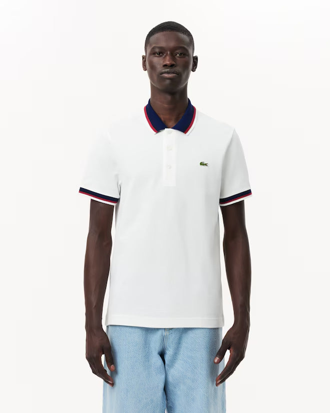 Lacoste Men's Regular Fit Stretch Mini Piqué Polo