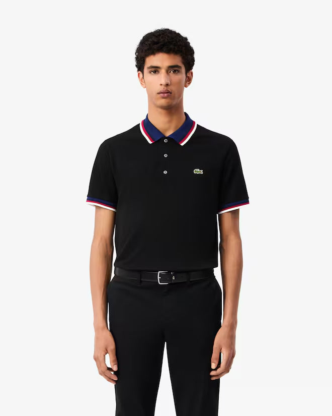 Lacoste Men's Regular Fit Stretch Mini Piqué Polo