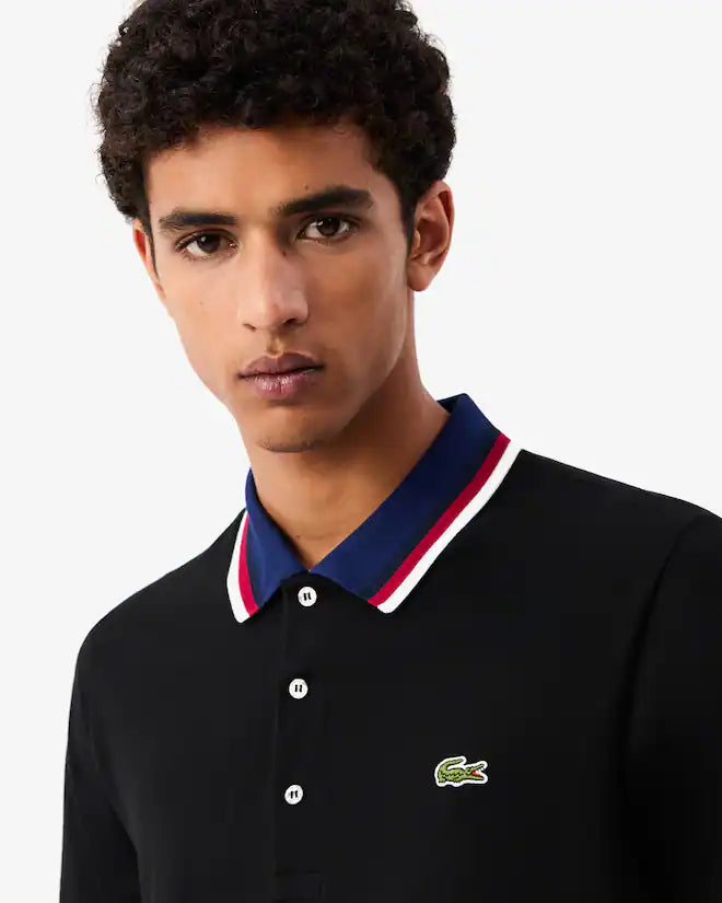 Lacoste Men's Regular Fit Stretch Mini Piqué Polo