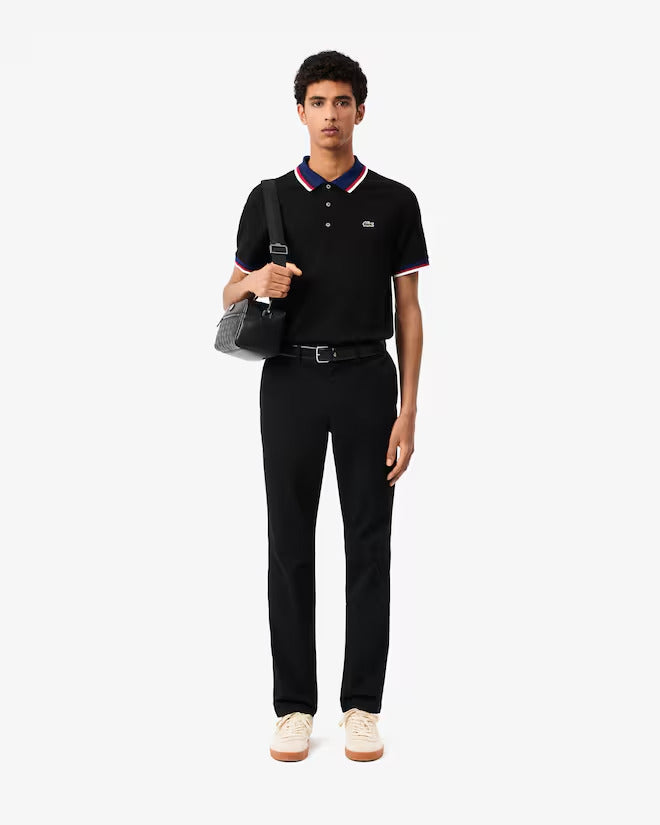 Lacoste Men's Regular Fit Stretch Mini Piqué Polo