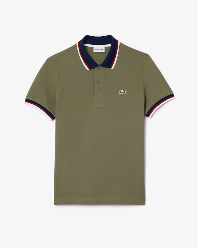 Lacoste Men's Regular Fit Stretch Mini Piqué Polo