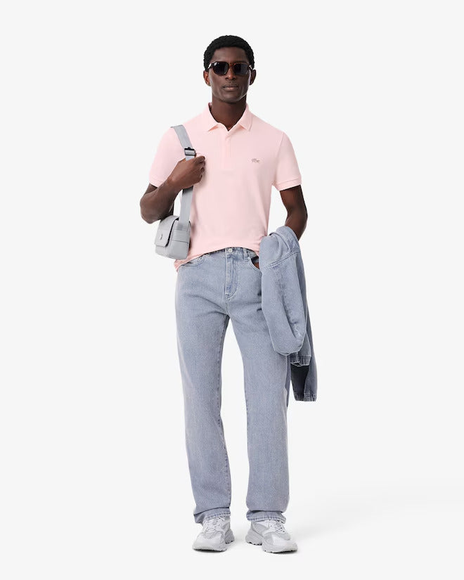 Lacoste Men's Regular Fit Paris Stretch Piqué Polo