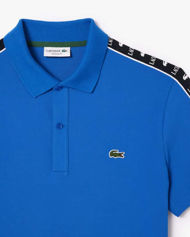 Lacoste Men's Regular Fit Stretch Mini Piqué Polo