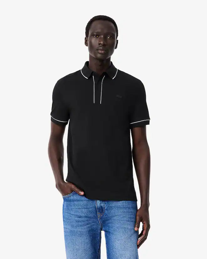 Lacoste Men's Regular Fit Paris Stretch Piqué Polo