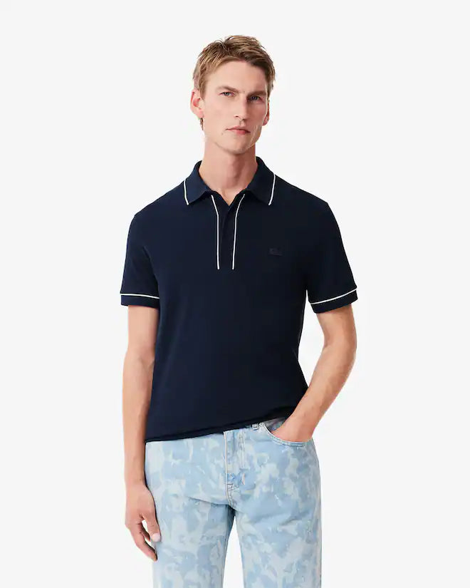 Lacoste Men's Regular Fit Paris Stretch Piqué Polo
