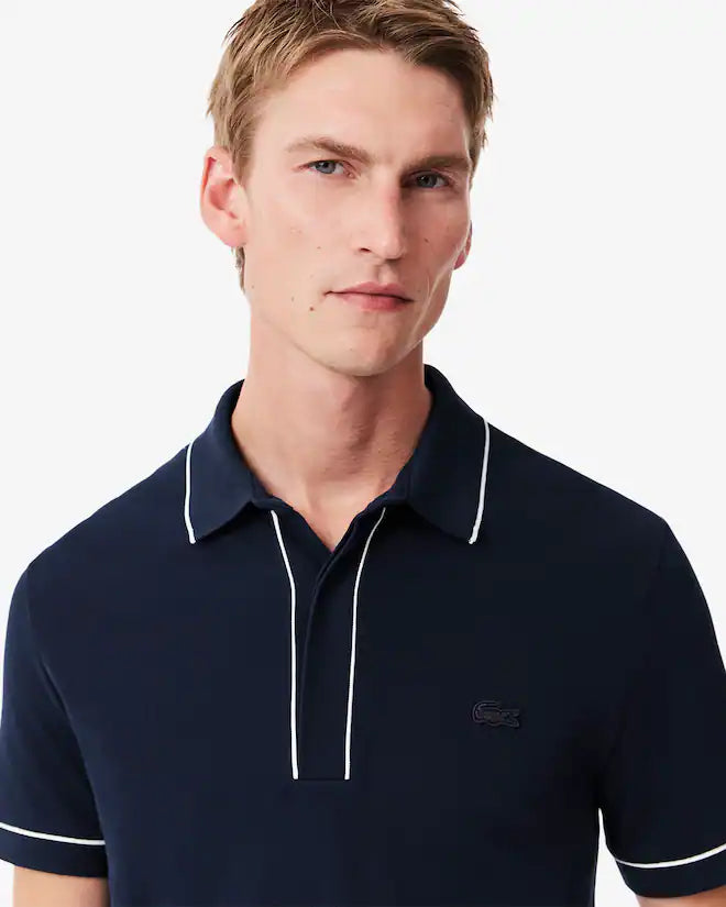 Lacoste Men's Regular Fit Paris Stretch Piqué Polo