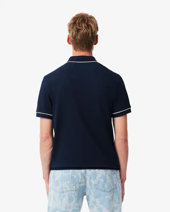 Lacoste Men's Regular Fit Paris Stretch Piqué Polo