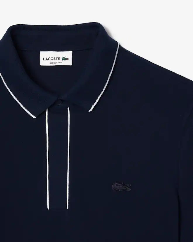 Lacoste Men's Regular Fit Paris Stretch Piqué Polo