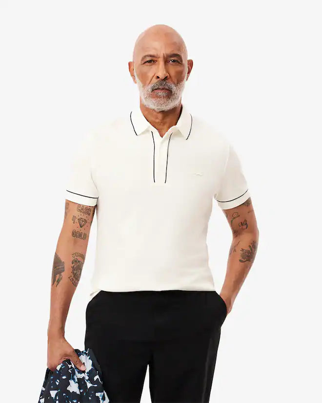 Lacoste Men's Regular Fit Paris Stretch Piqué Polo