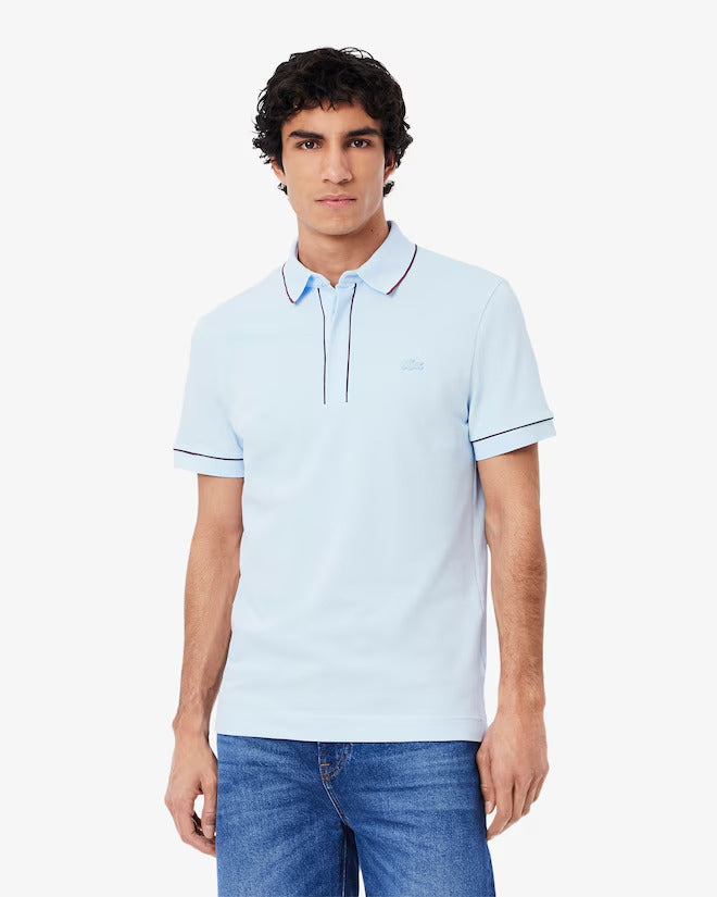 Lacoste Men's Regular Fit Paris Stretch Piqué Polo