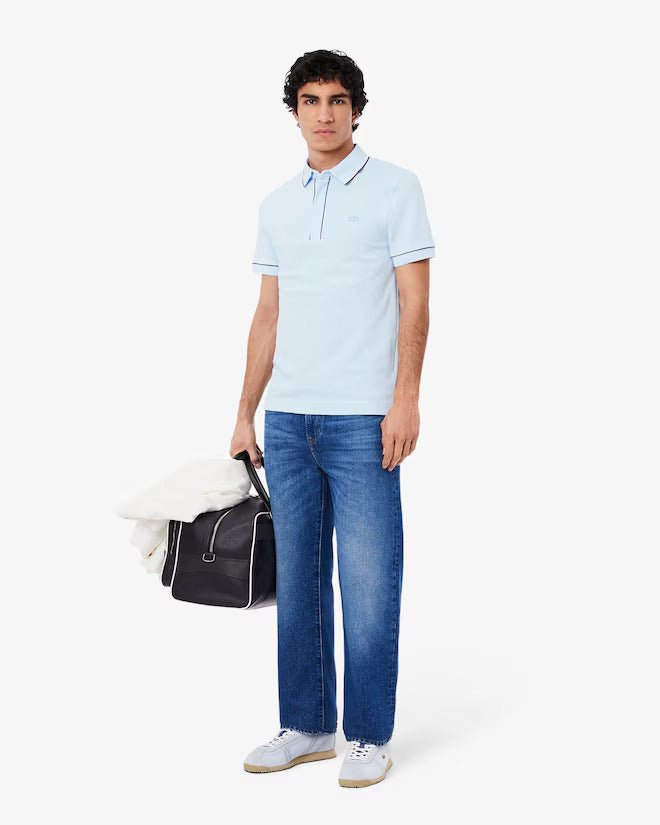 Lacoste Men's Regular Fit Paris Stretch Piqué Polo