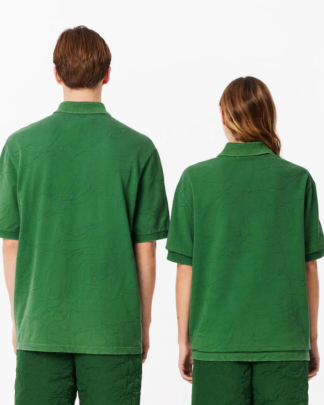 Lacoste Unisex Embroidery Collection Oversized Polo