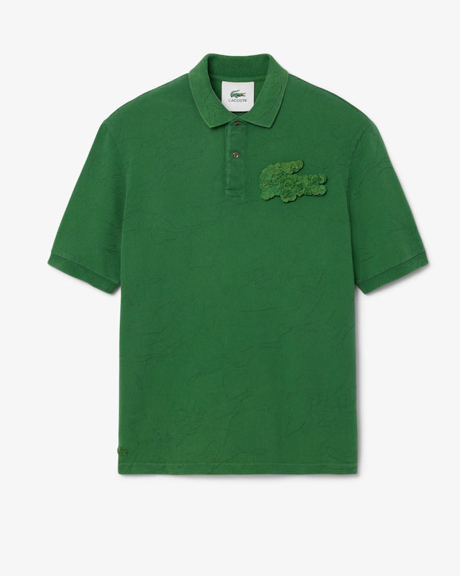 Lacoste Unisex Embroidery Collection Oversized Polo