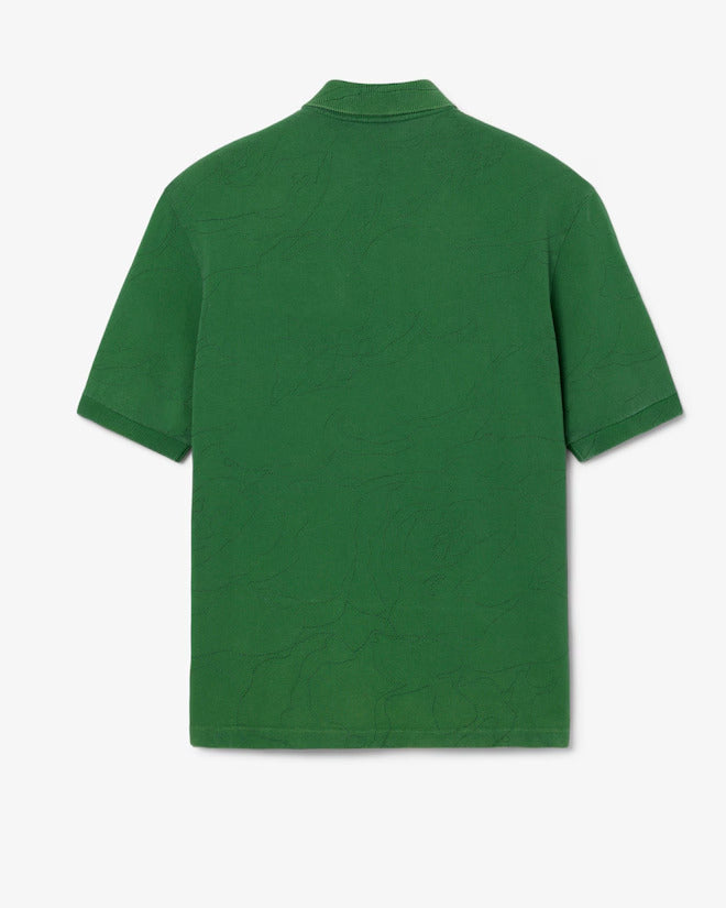 Lacoste Unisex Embroidery Collection Oversized Polo