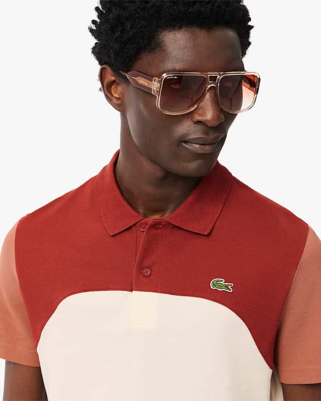 Lacoste Men's Regular Fit L.12.12 Colorblock Polo