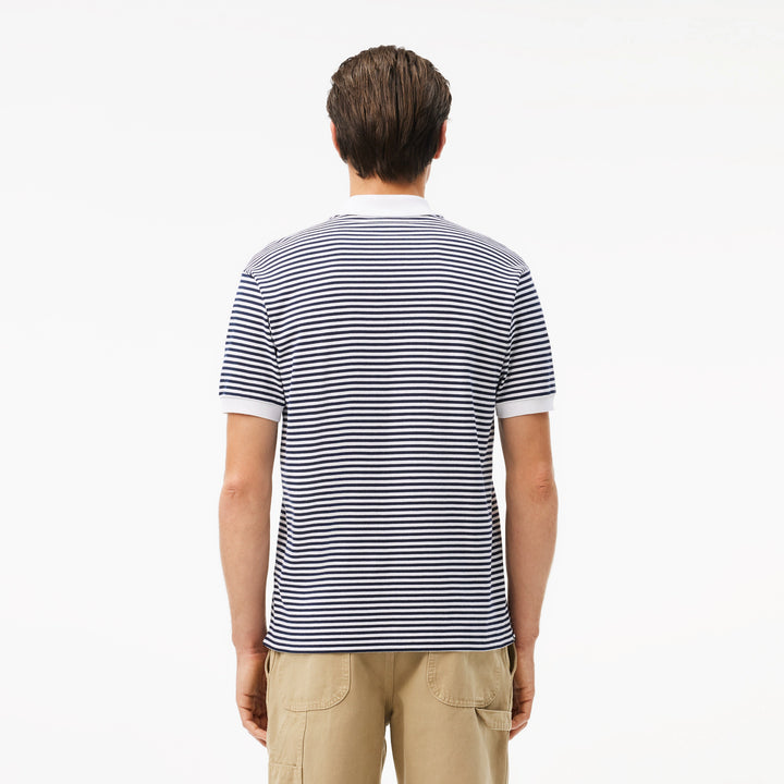 Lacoste Men's Classic Fit L.12.12 Striped Petit Piqué Polo