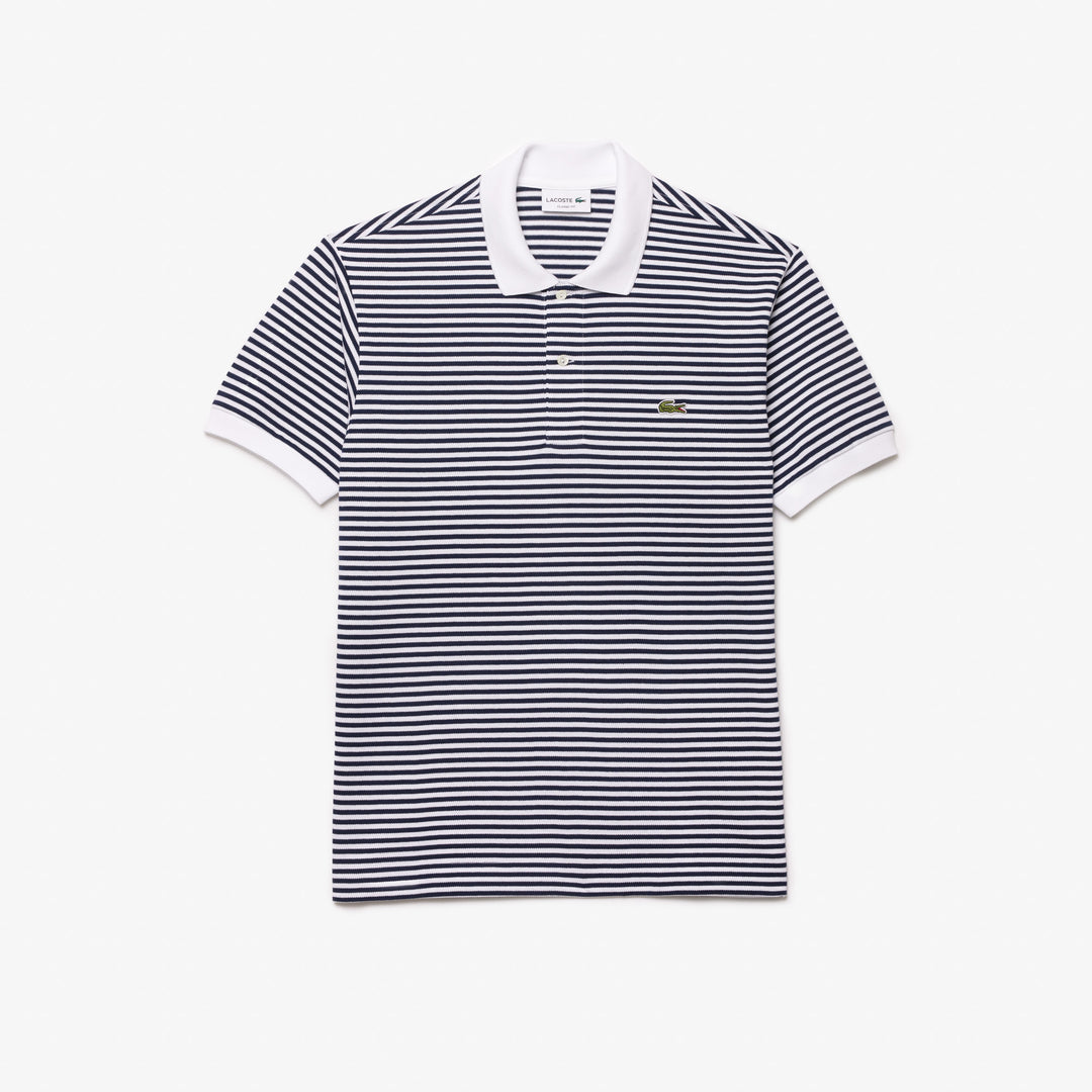 Lacoste Men's Classic Fit L.12.12 Striped Petit Piqué Polo