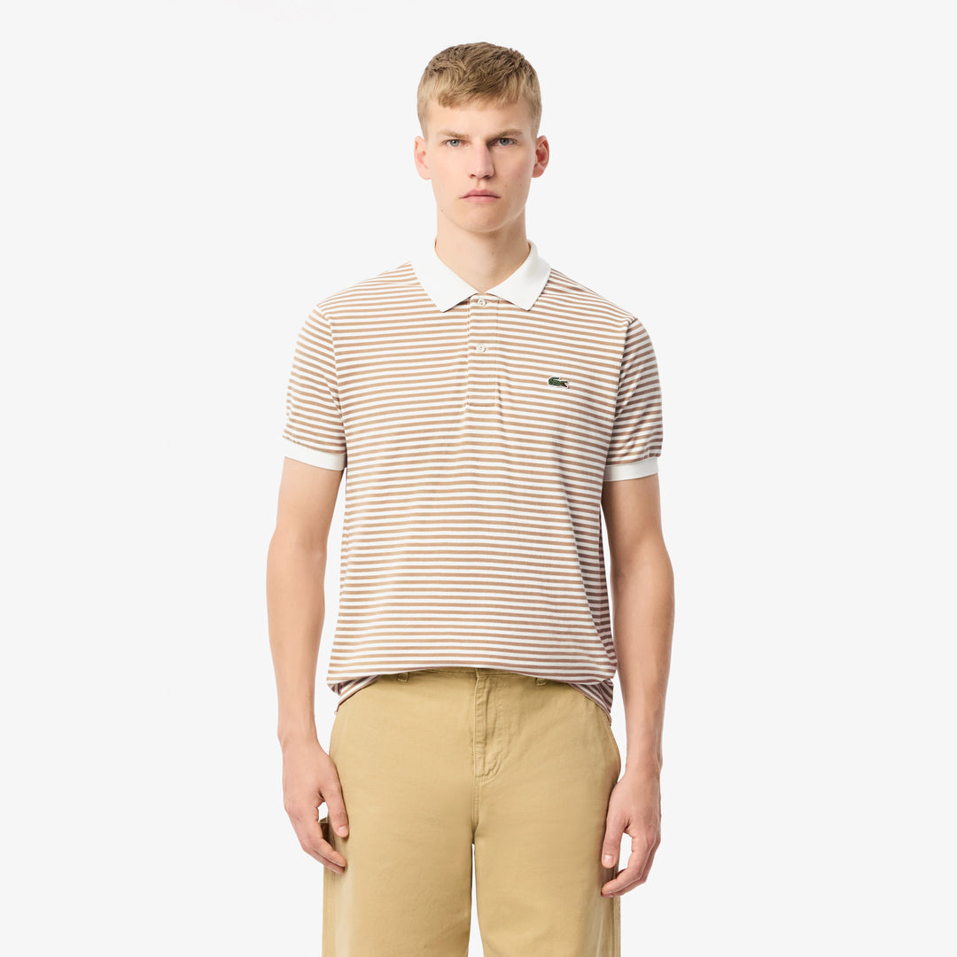 Lacoste Men's Classic Fit L.12.12 Striped Petit Piqué Polo