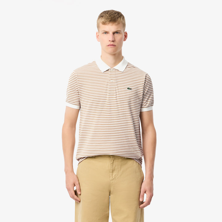 Lacoste Men's Classic Fit L.12.12 Striped Petit Piqué Polo