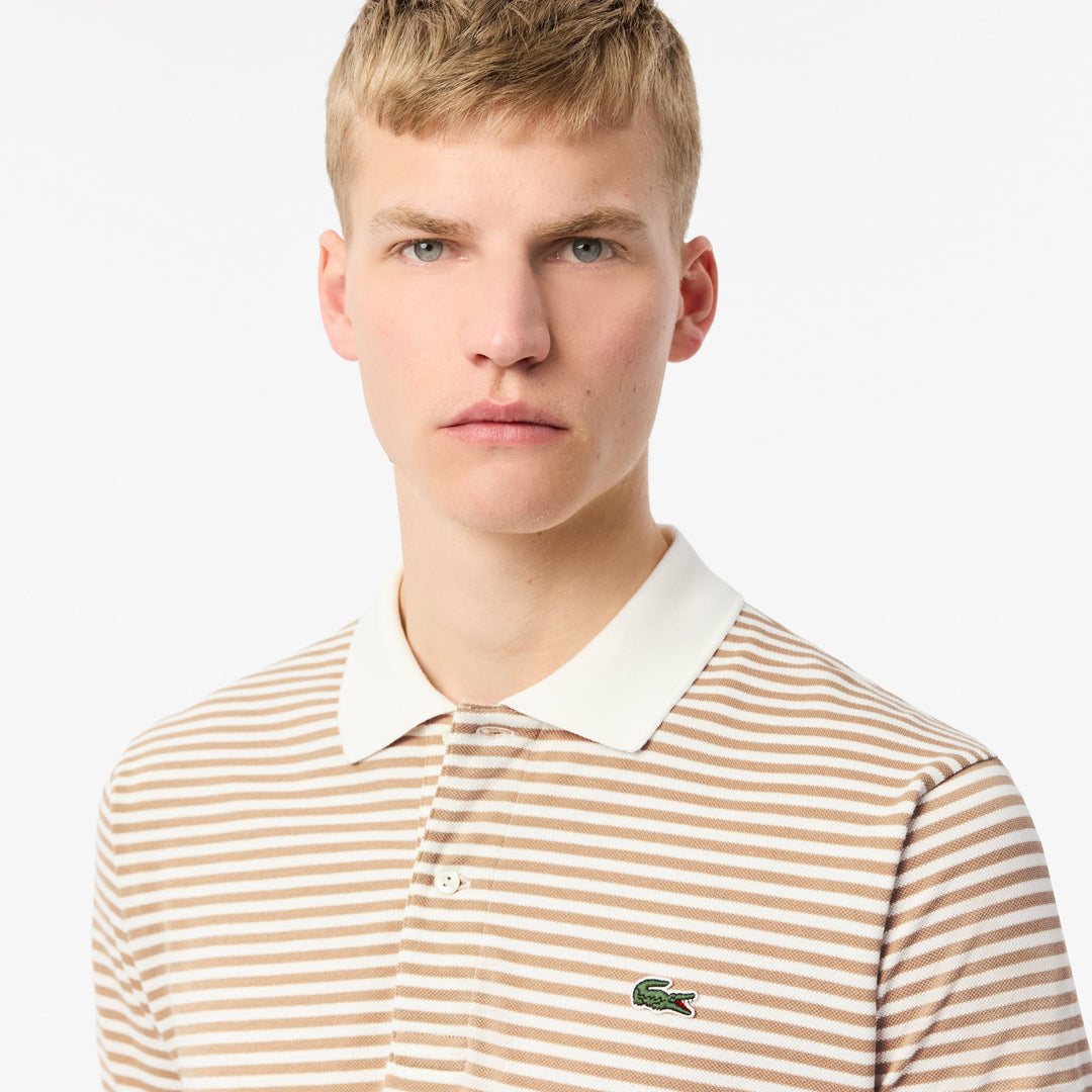 Lacoste Men's Classic Fit L.12.12 Striped Petit Piqué Polo