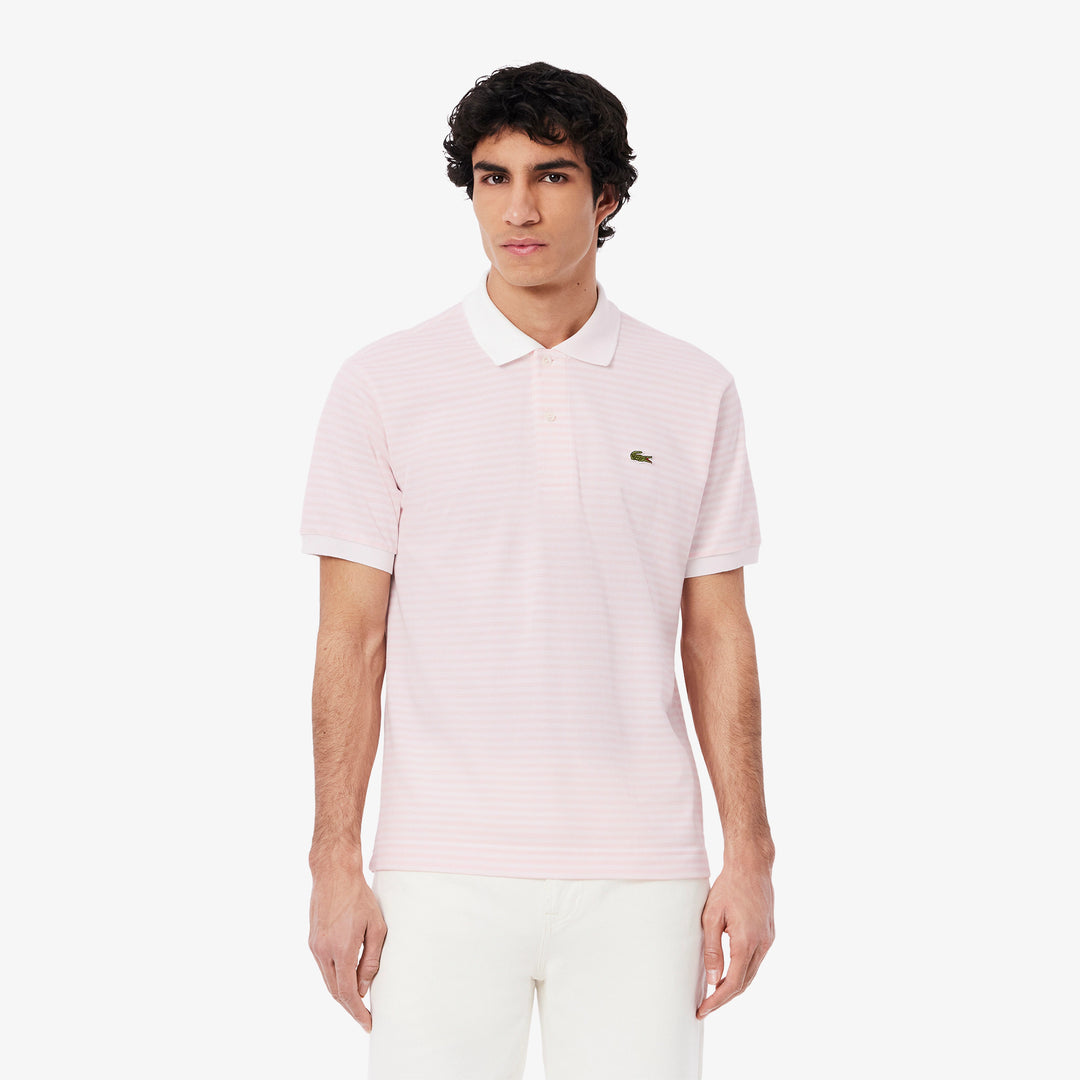 Lacoste Men's Classic Fit L.12.12 Striped Petit Piqué Polo