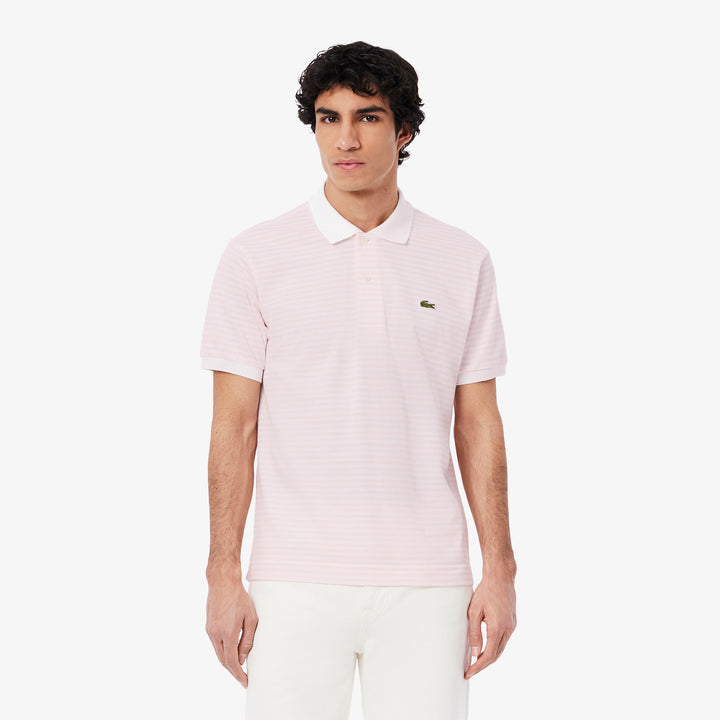 Lacoste Men's Classic Fit L.12.12 Striped Petit Piqué Polo