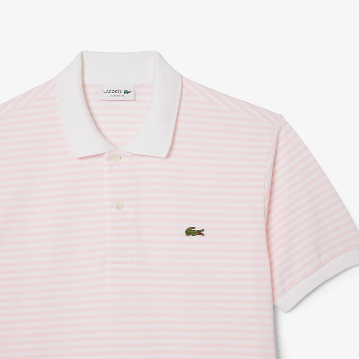 Lacoste Men's Classic Fit L.12.12 Striped Petit Piqué Polo