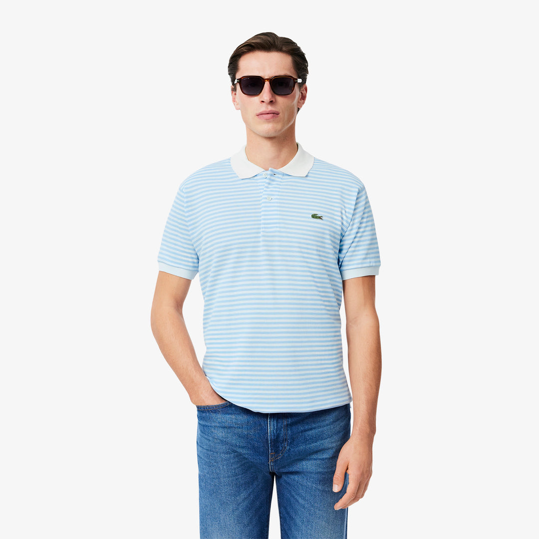 Lacoste Men's Classic Fit L.12.12 Striped Petit Piqué Polo