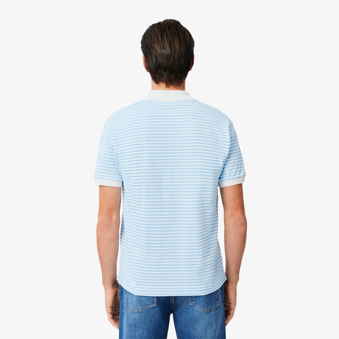 Lacoste Men's Classic Fit L.12.12 Striped Petit Piqué Polo