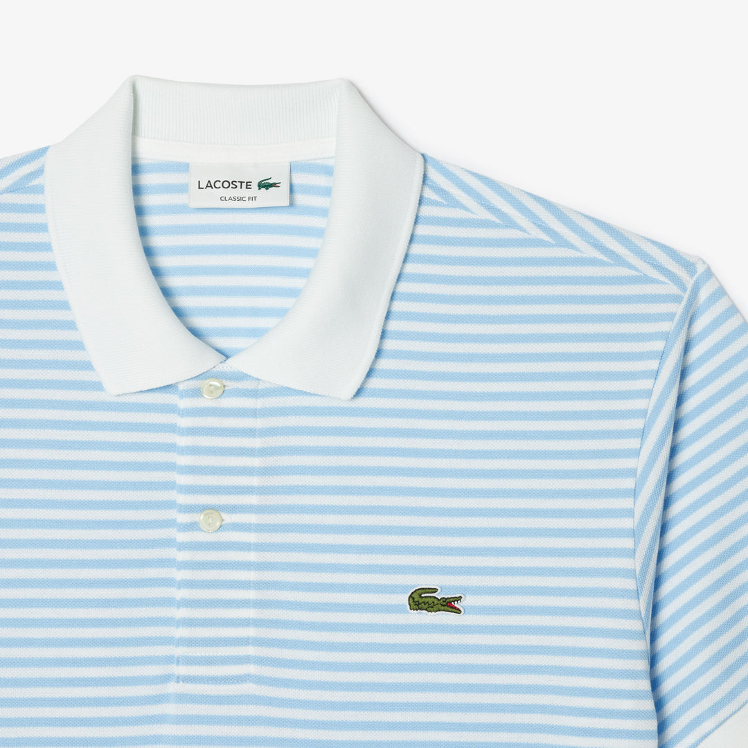 Lacoste Men's Classic Fit L.12.12 Striped Petit Piqué Polo