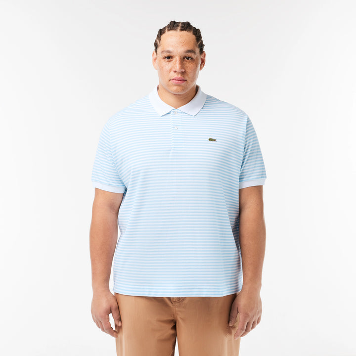 Lacoste Men's Classic Fit L.12.12 Striped Petit Piqué Polo