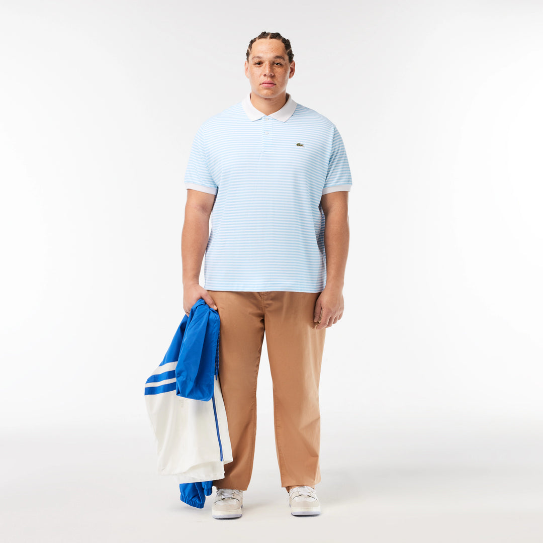 Lacoste Men's Classic Fit L.12.12 Striped Petit Piqué Polo
