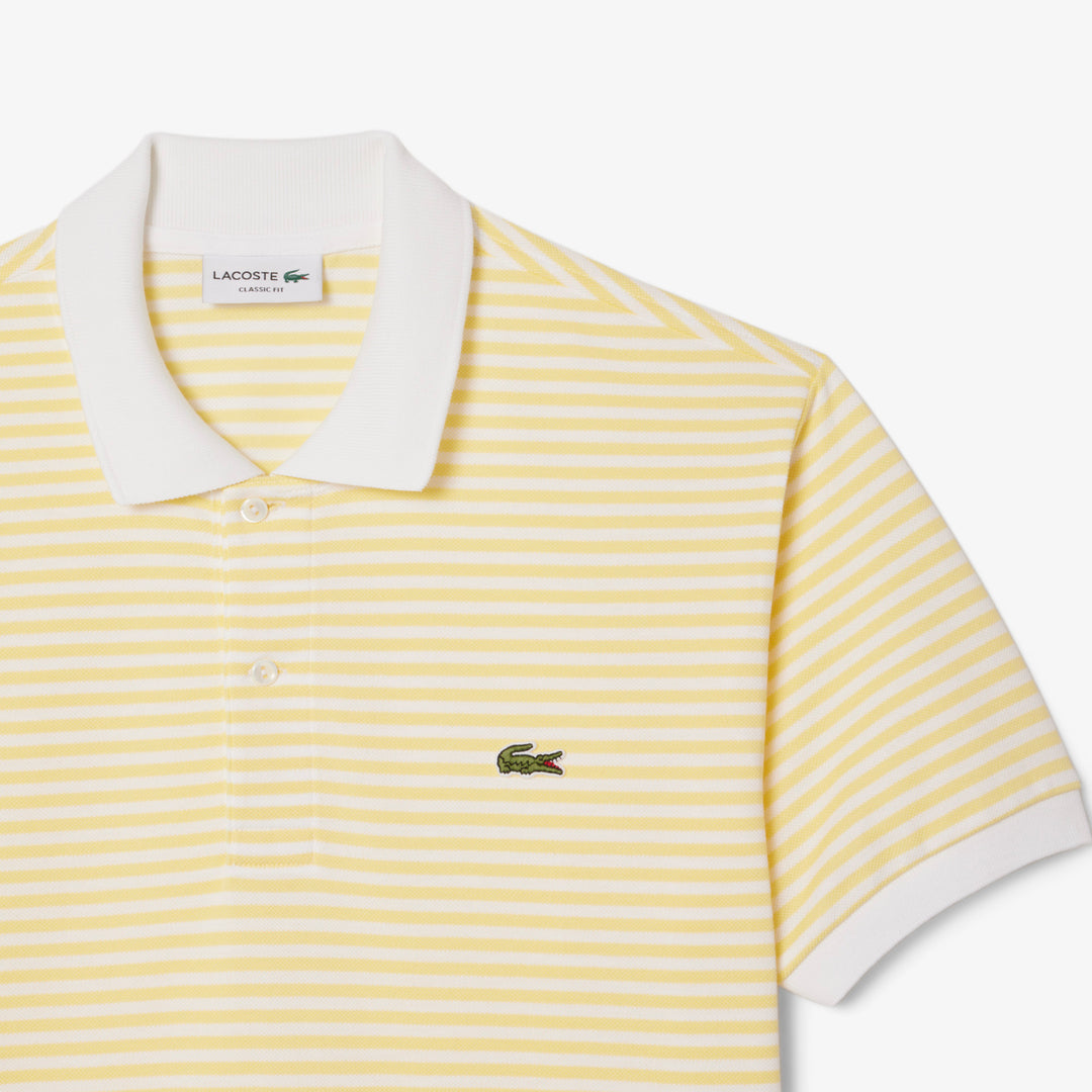 Lacoste Men's Classic Fit L.12.12 Striped Petit Piqué Polo