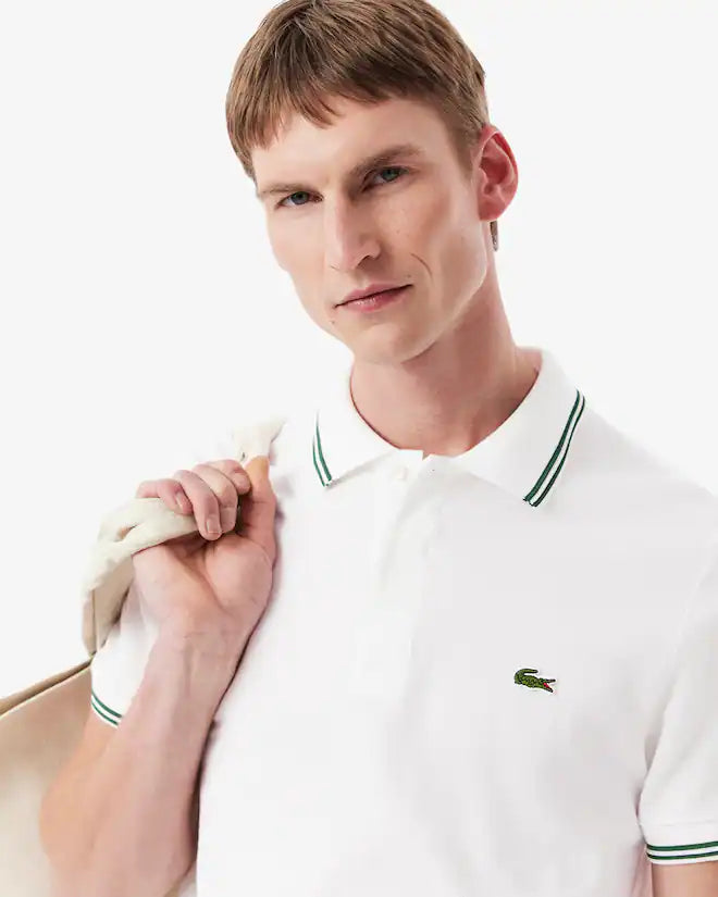 Lacoste Men's Regular Fit Trim Accent L.12.12 Polo