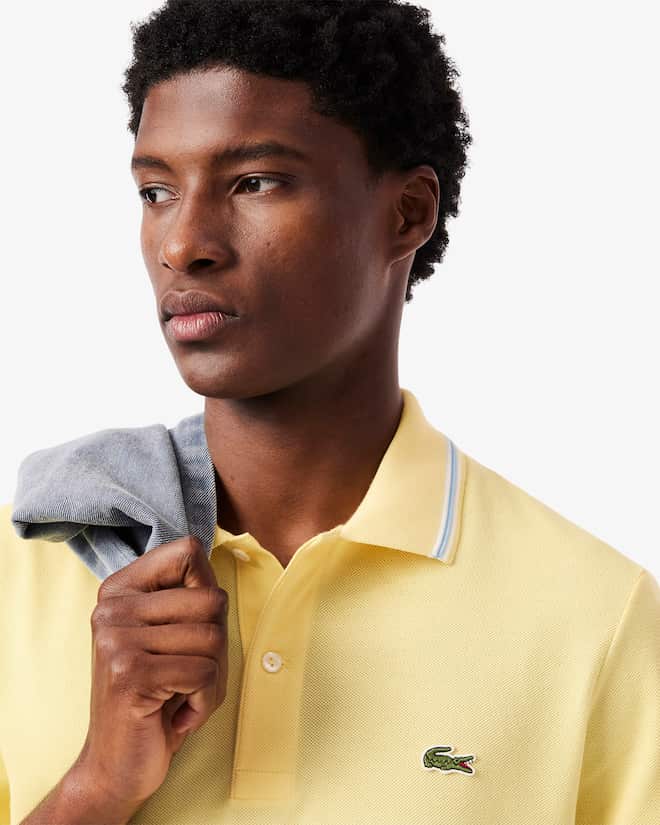 Lacoste Men's Regular Fit Trim Accent L.12.12 Polo