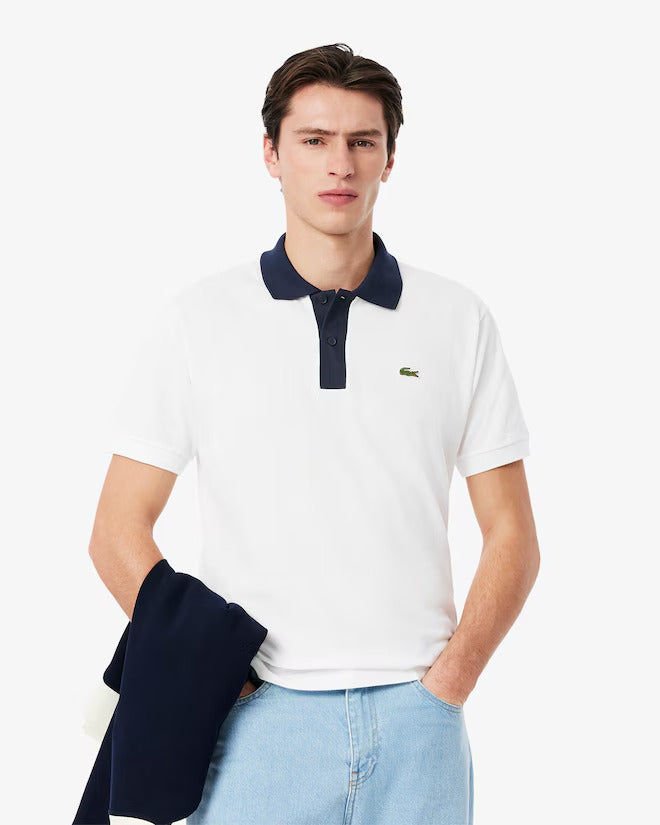 Lacoste Men's Classic Fit Contrast Collar L.12.12 Polo