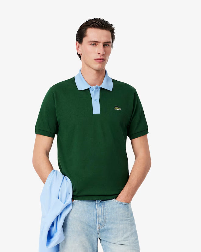 Lacoste Men's Classic Fit Contrast Collar L.12.12 Polo