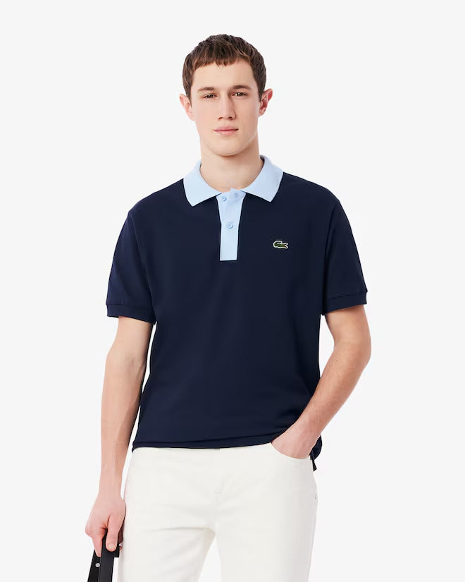 Lacoste Men's Classic Fit Contrast Collar L.12.12 Polo
