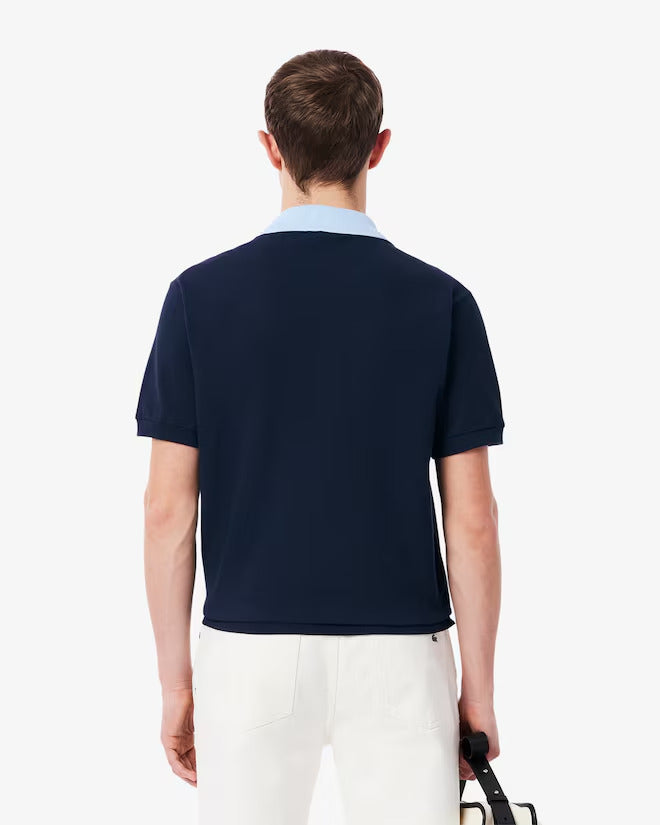 Lacoste Men's Classic Fit Contrast Collar L.12.12 Polo